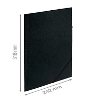 Carpeta de archivos de banda elástica personalizada de tamaño A4 Carpeta elástica de esquina A4 para 150 hojas, 3 solapas, carpeta elástica