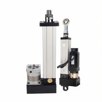 Cilindros Telescópicos de Gran Empuje y Alta Precisión, Actuador Lineal, Cilindro Hidráulico Eléctrico de Acero con Servomotor Incluido