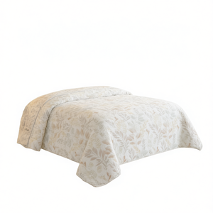 Couvre-lit classique imprimé floral Bouti 90-180 cm 100% polyester doux lavable pour usage domestique - Product Image 1