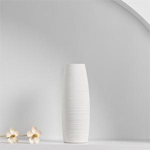 European Modern Simplicity Brushed Texture Ceramic <b>Vase</b> With Subtle Metallic Glaze for Entryway Dried Flower Display - Product Image 6