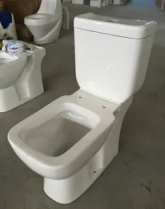 Sanitär ware Boden montage Wash Down Wc Heißer Verkauf Kommode Guter Preis Toilette zweiteilige Toiletten Quadrat WASSER CLO