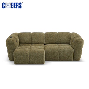 Canapé-<span class=keywords><strong>lit</strong></span> électrique <span class=keywords><strong>2</strong></span> <span class=keywords><strong>places</strong></span> Manwah CHEERS Factory Wholesale Fabric Power Motion pour salon avec télécommande sans fil - Product Image 3