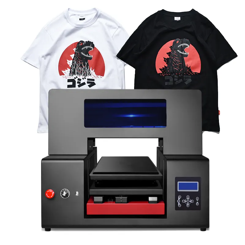 Digitale Inkjet T-shirt Logo Dtg T-shirt Printer Machine Voor Drukmachine Textiel Digitale Drukmachine Prijzen