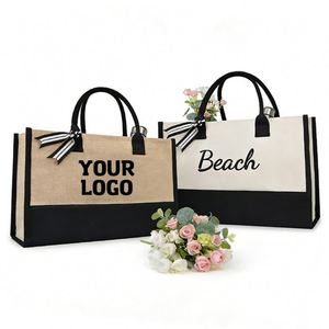 Bolsa de Mano de Lona con Diseño Personalizado y Monograma, Regalo de Boda para Mujer - Product Image 1