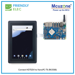 HD702M 7 Inch Capacitive <b>Touch</b> LCD Display <b>Screen</b> Compatible NanoPi M5 NanoPC T6 Single Board <b>Computer</b> - Product Image 4
