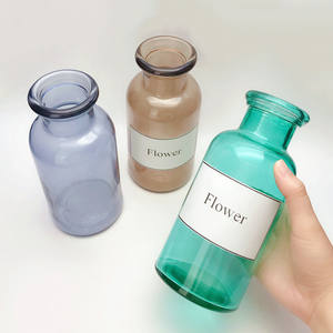 Personalizzare vetro colorato vasi di <span class=keywords><strong>fiori</strong></span> di nozze centrotavola di vetro moderni vasi per la decorazione della tavola - Product Image 1