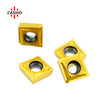 Insertos de perforación de carburo de alto rendimiento ZANHO XCMT040104R/L XCMT050204 XCMT060204 XCMT070304 XCMT080304 PVD OEM personalizable