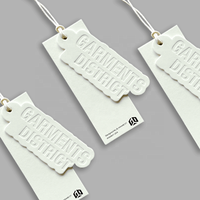 Étiquettes volantes en papier kraft pour bonnets, écologiques, avec finition gaufrée certifiée pour sacs et chaussures