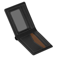 Portefeuille en cuir Pu Tracker Batterie rechargeable Carte de crédit Sac à main Trouver mon Air Tag Smart Tracker Portefeuille