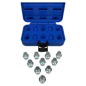 <b>Locking</b> <b>Wheel</b> <b>Nut</b> Key Set Anti Theft Lug <b>Nut</b> <b>Removal</b> for VW Audi herramientas automotrices - Product Image 1