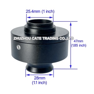 Adaptateur de caméra à monture C 1X, 25.4mm, pour microscopes inversés <span class=keywords><strong>Olympus</strong></span> GX53 GX51 - Product Image 4