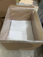 Papier d'emballage en papier de soie vierge translucide de 17 g, couleur blanche, impression, papier de cuisson