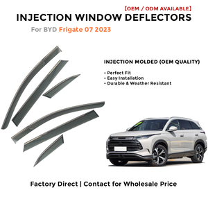 Deflectores de Ventana Laterales, Visores, Protectores de Lluvia para BYD Frigate 07, Deflector de Viento, Accesorios para Auto - Product Image 2