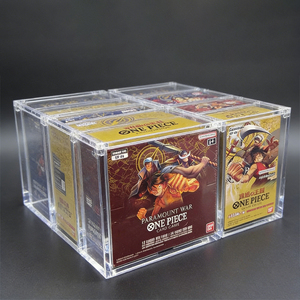Étui de protection en acrylique poli à prix d'usine, <span class=keywords><strong>petite</strong></span> boîte en acrylique TCG OP pour collection de cartes de jeu One Piece - Product Image 6