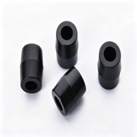 Embouts de cordon coniques noirs brillants de luxe, durables et sécurisés, pour cordons de serrage, lacets et accessoires vestimentaires (matériau POM)