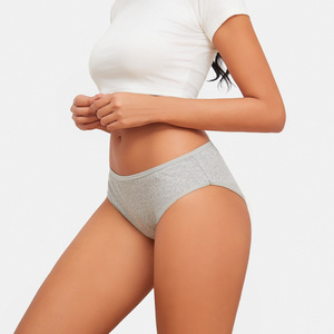 Culottes en coton côtelé taille basse respirantes et légères pour femmes grandes tailles - Product Image 2