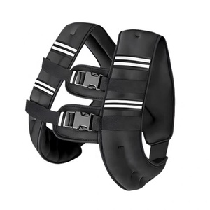 مخصص الرجال النساء سترة الوزن الركض الجري اللياقة البدنية عاكس قابل للتعديل 6 رطل الجسم سترة مرجحة لتدريب القوة - Product Image 2