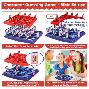 Bible pour le jeu de société Am - Jeu de questions-réponses chrétien en plastique durable pour la famille, l'église et les rassemblements à domicile, à partir de 14 ans - Product Image 5