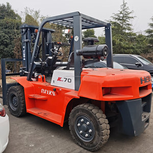 Carretilla Elevadora Diésel Usada Heli de 7 Toneladas de Capacidad, Certificación CE EPA, Envío Rápido, Asiento para Operador, Posicionador de Horquillas para Almacén y Granja, Bomba Central - Product Image 3
