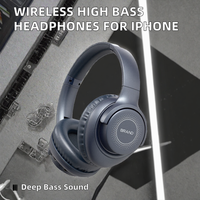Headset BT Laris Manis, Bass Tinggi Stereo, Headphone Nirkabel dengan Driver Dinamis untuk Perjalanan dan Penggunaan Ponsel