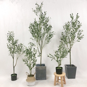 Árbol de plantas de <span class=keywords><strong>olivo</strong></span> de plástico Artificial de <span class=keywords><strong>Olivo</strong></span> de imitación para decoración interior de oficina en casa - Product Image 2