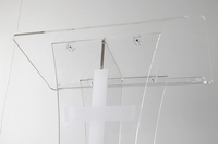 VONVIK Pupitre Pliant Moderne en Acrylique Écologique pour Église et École – Taille Personnalisable, Prix de Gros