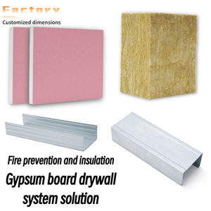 Hochwertige Feuchtigkeitsbeständige Gipskartonplatte 12mm 2440x1220mm Langlebige Schimmelresistente Wandplatte für Bad und Küche - Product Image 2