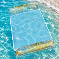 Aufblasbare PVC-Pool-Hängematte, schwimmendes Wasserbett, Wasserspielzeug-Floß für den Swimmingpool