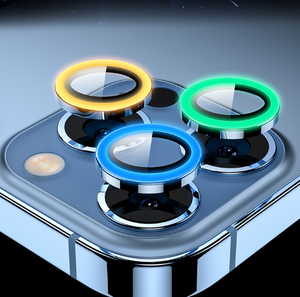Protezione luminosa dell'obiettivo della fotocamera con imballaggio per <span class=keywords><strong>iPhone</strong></span> 14 Pro Max luce fluorescente in ceramica per Apple <span class=keywords><strong>13</strong></span> 12 Pro Max Lens Glass - Product Image 2