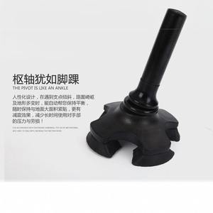 Bâton de marche pliable d'extérieur avec embout en caoutchouc antidérapant, bâton de randonnée télescopique à quatre pieds pour personnes âgées - Product Image 1