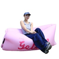 Canapé gonflable en tissu Oxford pour festival de musique en plein air, tapis de plage, lit d'air, chaise longue modèle S400-L pour loisirs en extérieur