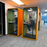 Ruang Rapat Kantor, Pod Kerja Pribadi, Pod Senyap, Ruang Terbuka, Peredam Kebisingan, Booth Telepon Kedap Suara, Pod Kantor Modular yang Dapat Dipindahkan