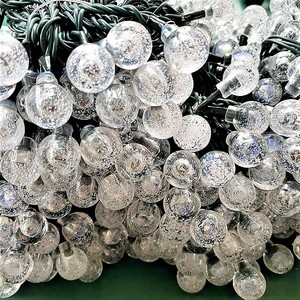 Guirnalda de Luces Solares Recargables para Exteriores, Luces de Hadas con Forma de Burbuja de Cristal, Resistentes al Agua IP65 - Product Image 6