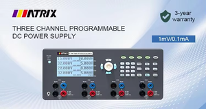 160W 3CH 4CH multi canal pantalla de 5 dígitos regulable programable escritorio fuente de alimentación lineal DC - Product Image 4