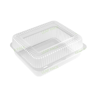 Contenitori Trasparenti per Asporto Fast Food, Imballaggio Alimentare all'Ingrosso, Scatole in Plastica PET Trasparente per Hamburger - Product Image 1