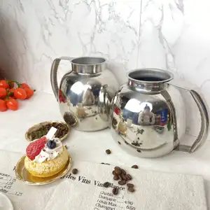 Wholesale 304 Stainless Steel Teapot Coffee Pot For Airplane Airline High Quality Arabic Coffee Maker