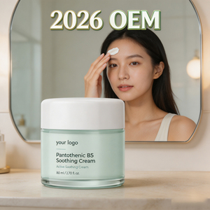 Crème Apaisante au Pantothenate B5 en Gros, Crème de Soin Personnalisée OEM, Hydratante et Nourrissante pour l'Entretien Quotidien du Visage - Product Image 3