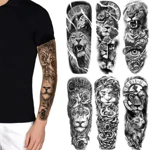 Manicotti del tatuaggio del fumetto dei bambini personalizzati cool tattoo sleeves men