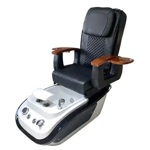 Hot Sale Nail Shop Massage Foot Sink medical pedicure chairs white and gold pedicure chairs grey