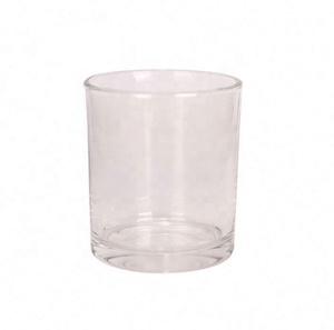 Bocaux à bougies en verre transparent de haute qualité avec couvercle en bambou, bocaux à bougies givrés vides avec logo personnalisé - Product Image 6