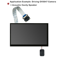 Kit de Desarrollo Espressif ESP32P4 con Pantalla Capacitiva IPS de 7 Pulgadas, Sistema Operativo de Código Abierto LVGL C6, Wi-Fi Inalámbrico para 1024x600