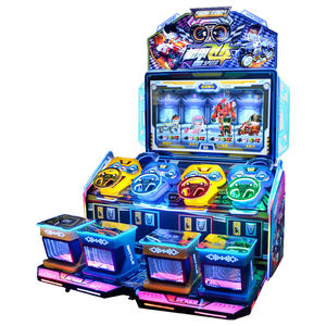 Máquina de Juego Arcade de Carreras Interactiva para 4 Jugadores, Juego de Conducción Interior para Niños para Parques de Aventuras - Product Image 1