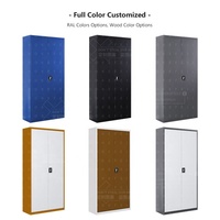 2 Portes Démanteler Fabricants Léger Design Moderne Dortoir Chambre à coucher Vêtements Armoire en Acier Casier Placard Armoire en Métal