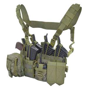 <span class=keywords><strong>MOLLE</strong></span> POUCHES BAG <span class=keywords><strong>VEST</strong></span> Tactical security work out Chest Rig gilet tattico - Product Image 3