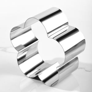 Juego de moldes para pastel de queso, 4/6/8 pulgadas, acero inoxidable, diferentes formas, pastel de molde para Mousse, anillo, juego de cortadores de galletas para panadería - Product Image 3