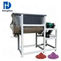 Mélangeur à ruban Dong Hao 2000L 3000L en acier inoxydable horizontal pour le mélange de poudre détergente