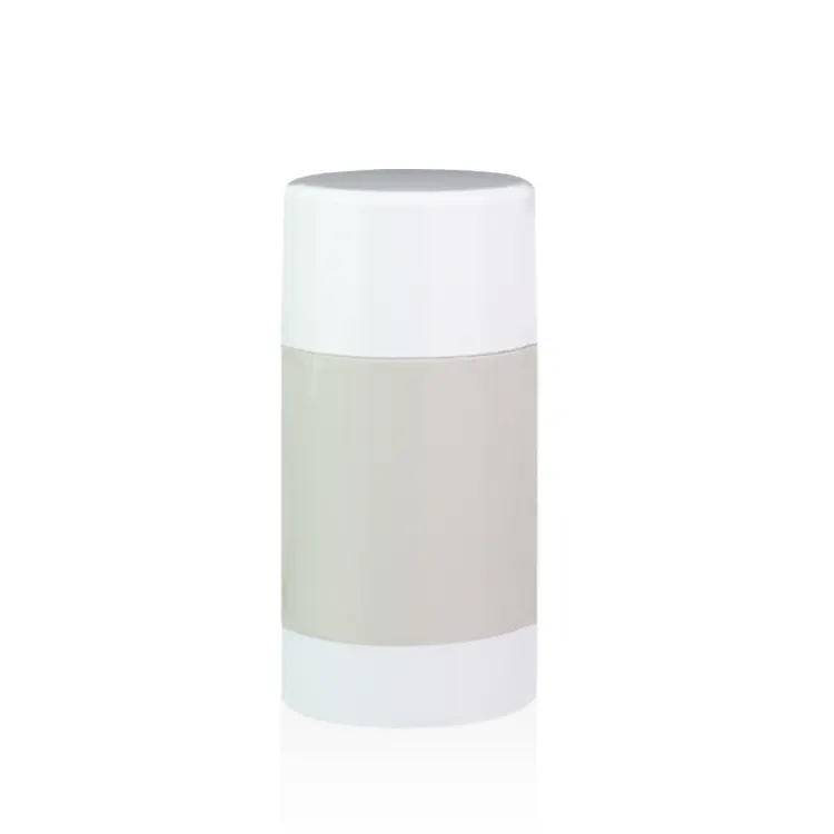 Barra desodorante vacía, envase de 90ml, 70ml, 75g, color gris mate, esmerilado, desodorante