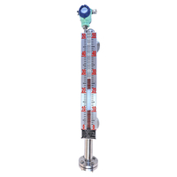 UHZ-519 Side Mounted Magnetic Flip Plate Level Gauge High/Low Level Alarm High Temp High Pressure Resistant