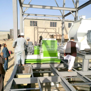 Richi 55Kw điện động vật Thức ăn viên dây chuyền <span class=keywords><strong>s</strong></span>ản xuất tùy chỉnh 5-7t/h gà gia <span class=keywords><strong>s</strong></span>úc lúa mì rơm động vật Thức ăn viên máy - Product Image 3