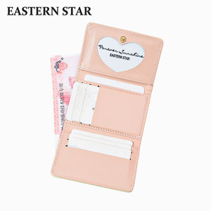 Cartera de tres pliegues con estampado para mujer, <span class=keywords><strong>mini</strong></span> Tarjetero con dibujos animados de PU, 2023 - Product Image 5